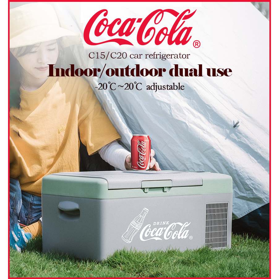 CocaCola 20L/15L Compressor Car Refrigerator Car Home Dualuse
