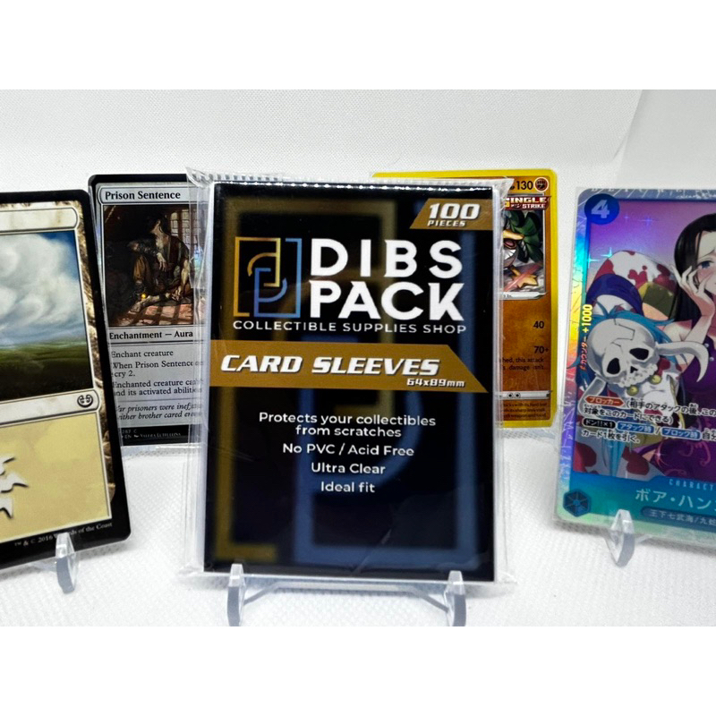 Card penny sleeves 64x89mm perfect fit for MTG, One Piece and Pokemon Shopee Philippines
