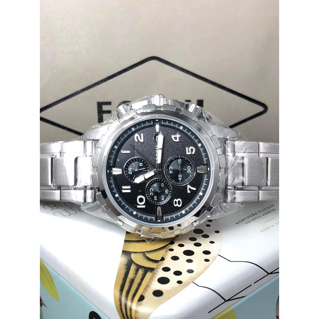 Dean chronograph shop stainless steel watch