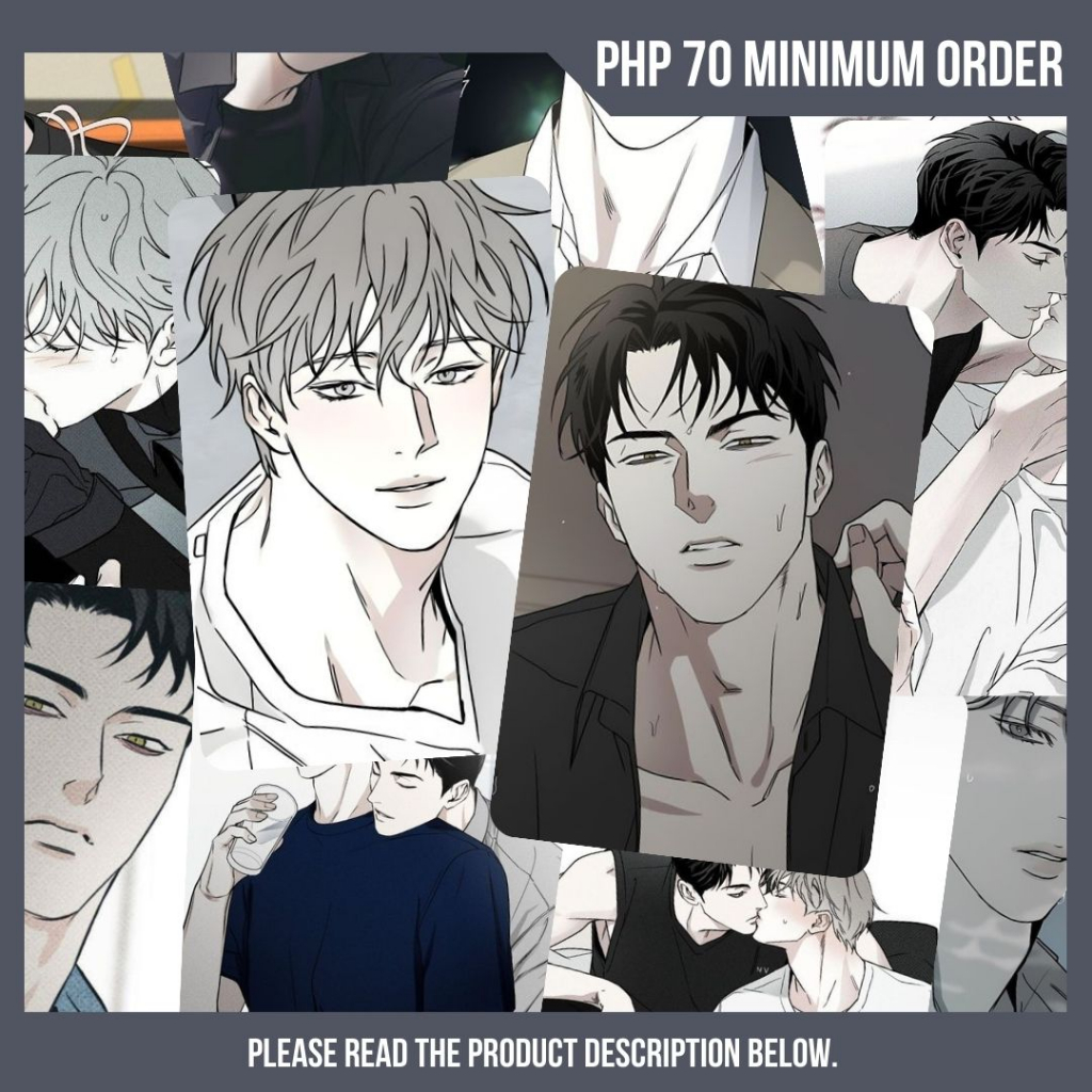 The Pizza Delivery Man and The Golden Place BL Manhwa Photocards #1 ...