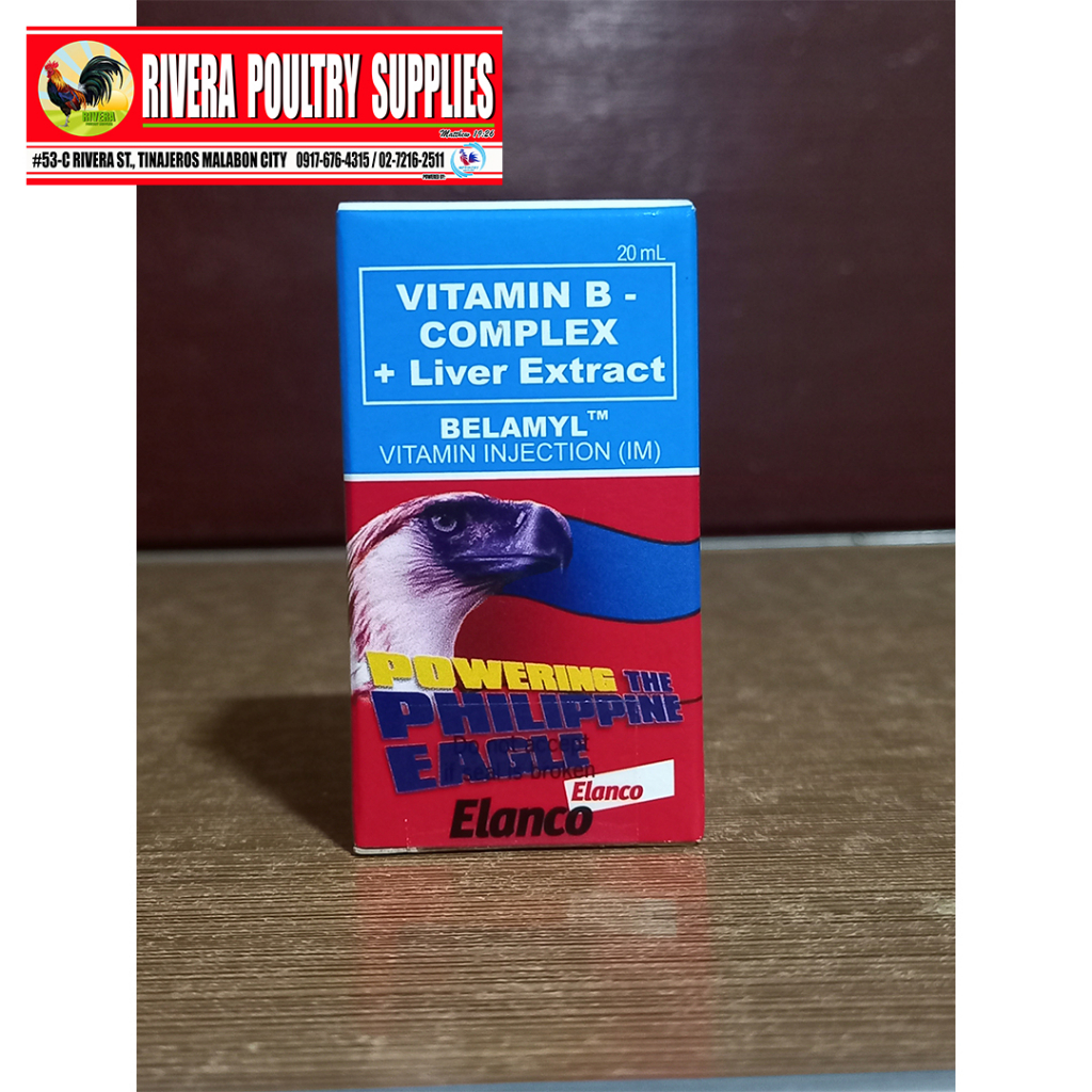 Belamyl Vitamin Injection (IM) Vitamin + Liver Extract 20 mL