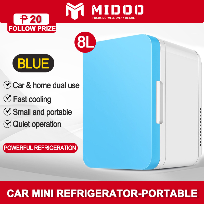MIDOO Car Mini fridge refrigerator 8L Beauty Fridge/Skincare Fridge