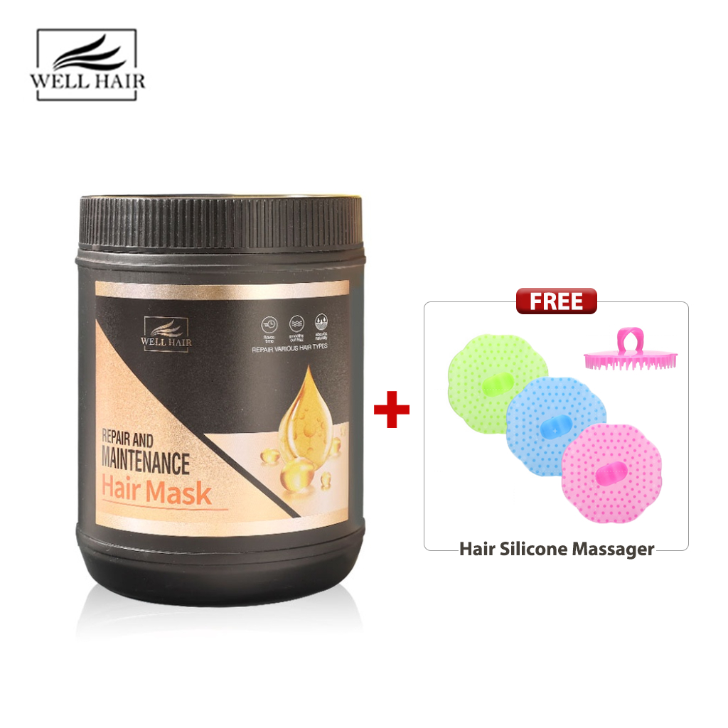 Well Hair Mask 1KG Maintenance Hair Care Damage Dry Frizzy Smooth