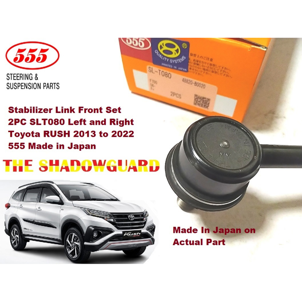 Stabilizer Link Front Sold as Set 2PC SLT080 Left and Right Toyota Rush ...