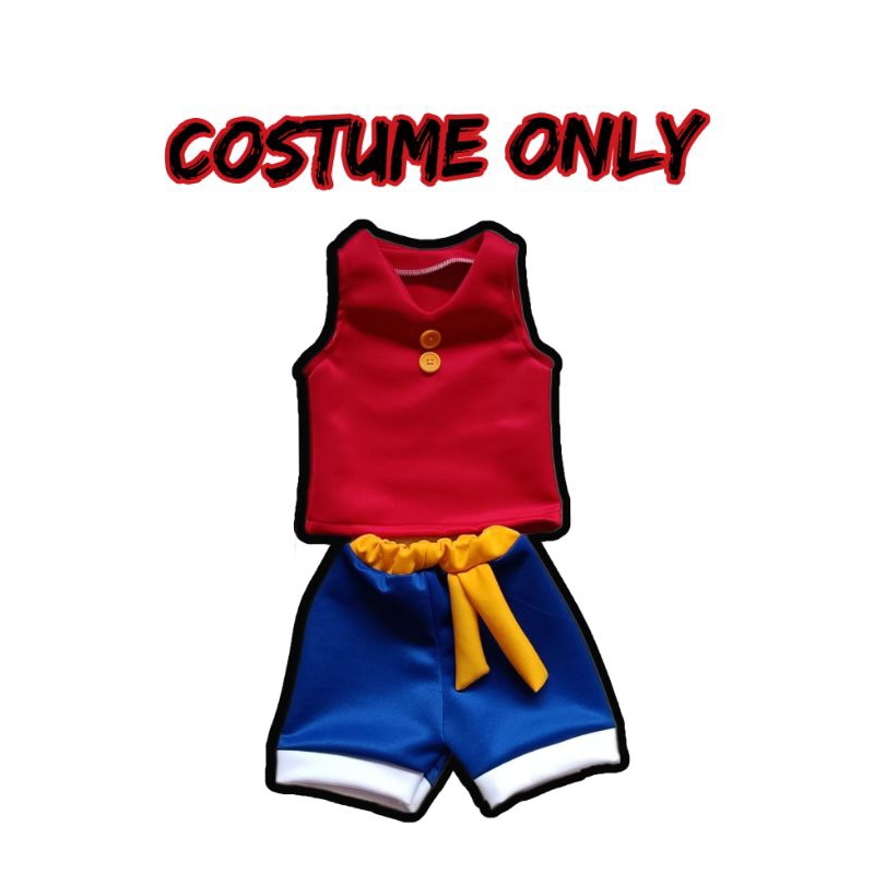 Monkey D. Luffy From One Piece Inspired Costume For Baby Boy/Kids Birthday And Monthly
