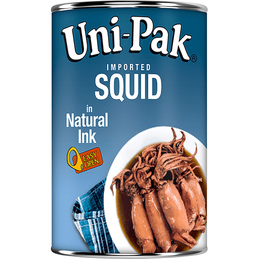 UniPak Squid in Natural Ink 425g | Shopee Philippines