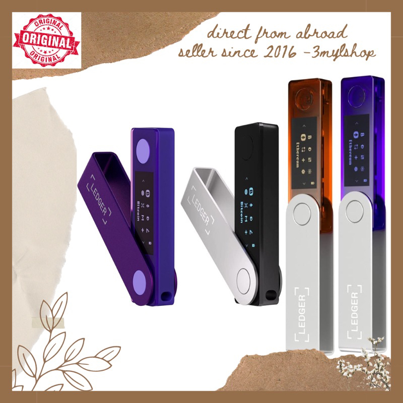 (ONHAND)Ledger Nano X The Best Crypto Hardware Wallet Bluetooth