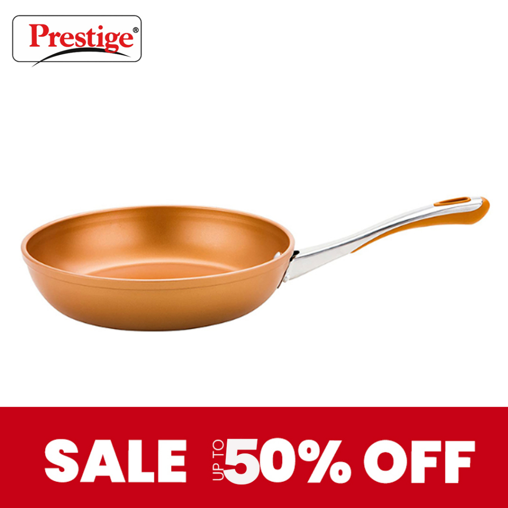 Prestige Cookware Prism Induction ready Aluminum Open Skillet Fry Pan