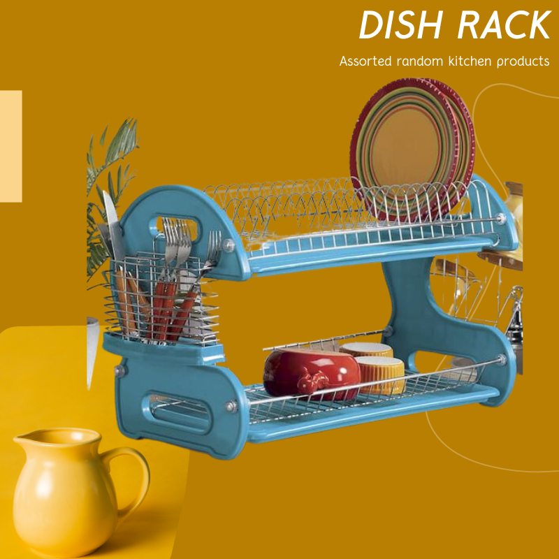 Uliance Dish Rack With Cover Dish Dish Drainer Dish Drying Rack