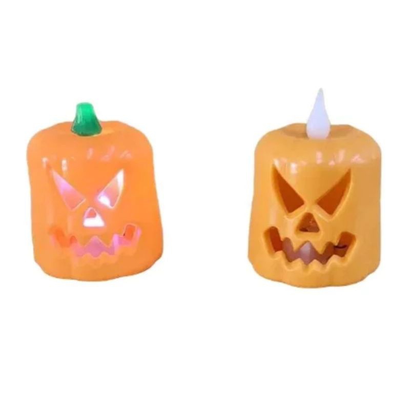 HALLOWEEN CANDLE LIGHT PUMPKIN DESIGN/ PER PACK Shopee Philippines