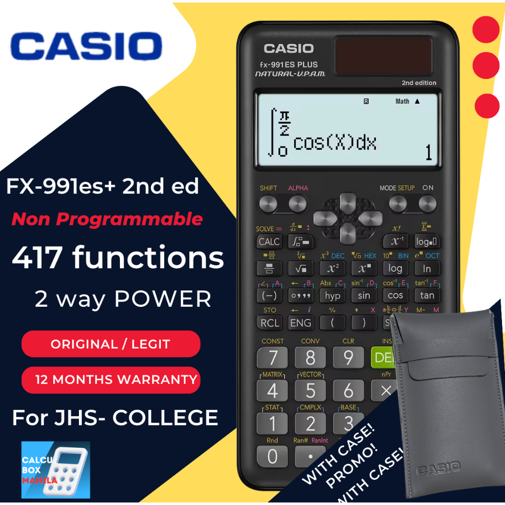 Shop casio fx991es plus for Sale on Shopee Philippines