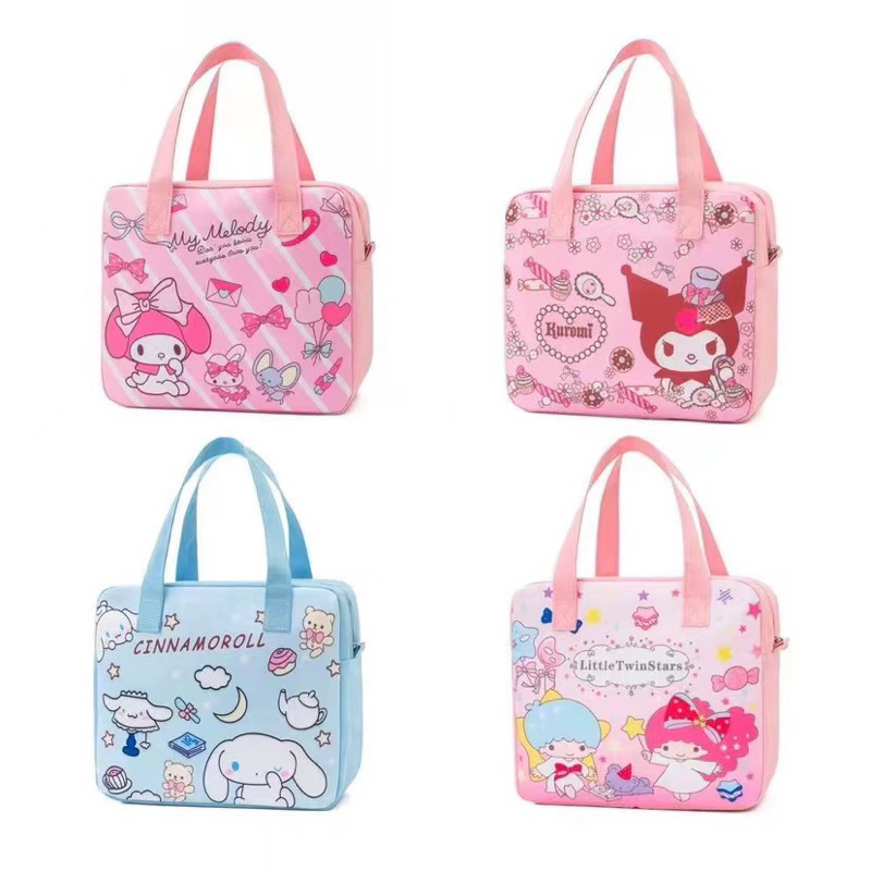 Sanrio Lunch bag Cartoon Character Kuromi Cinnamoroll my melody Hello ...