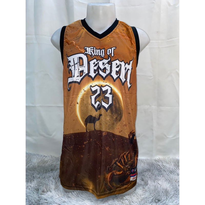 KING DESERT brown BASKETBALL JERSEY FULL SUBLIMATION/ jersey fan wear