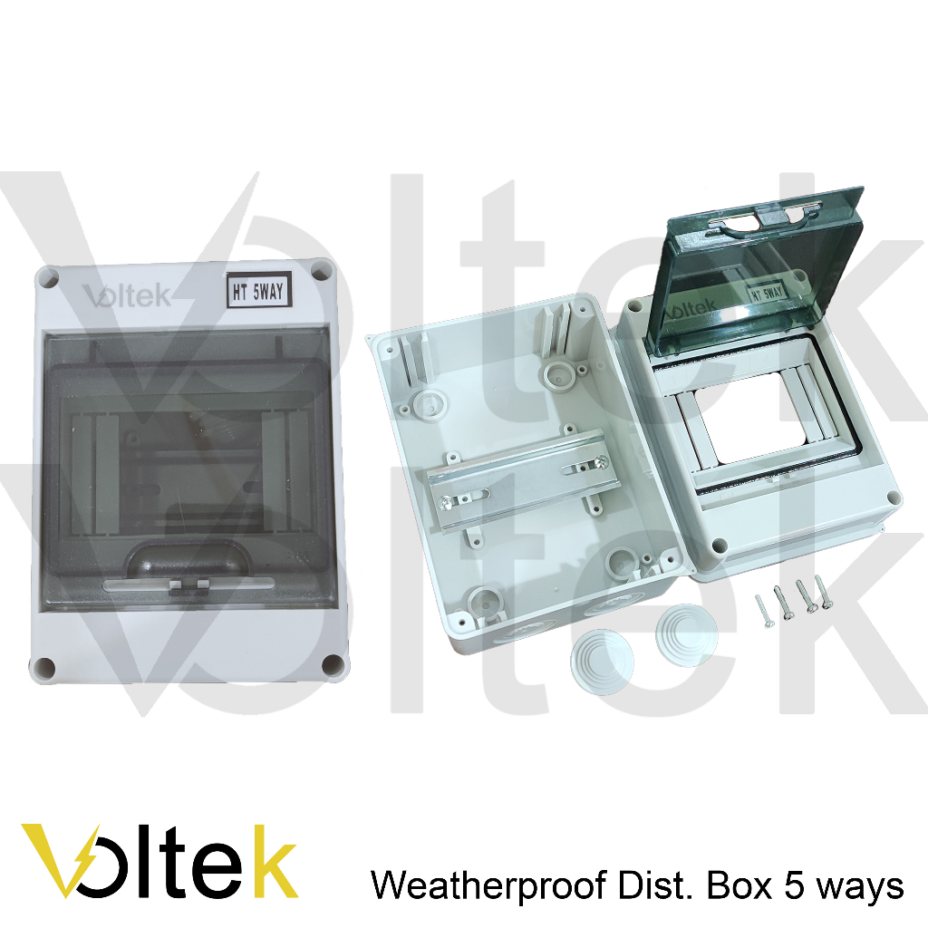 Weatherproof Distribution Box for Miniature Breaker Plastic Enclosure ...