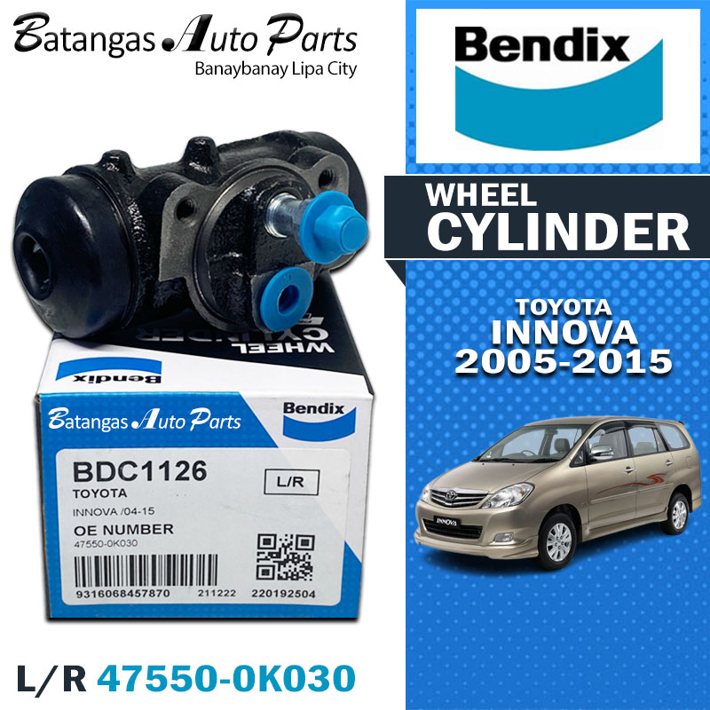 BENDIX REAR WHEEL CYLINDER TOYOTA INNOVA GAS/DIESEL 20052015 1PC