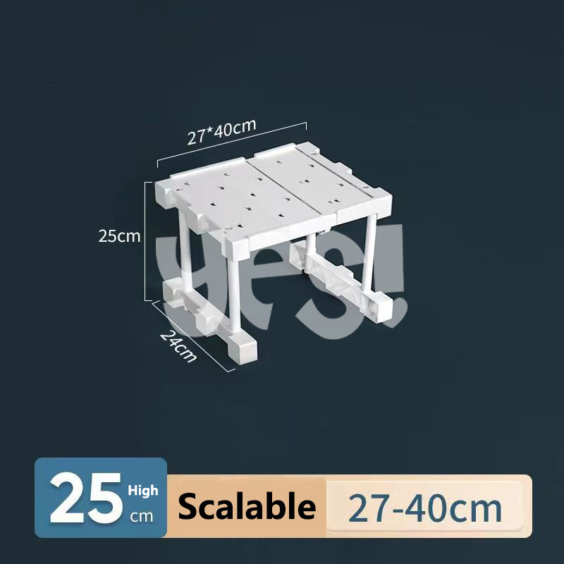 Expandable Shelf Organizer Storage Rack Shelf Riser for Kitchen