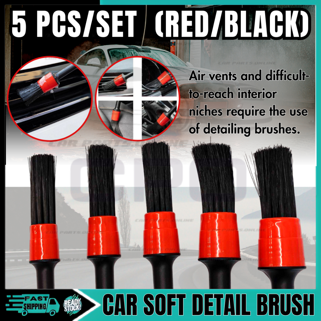 CPO 5PCS/SET (SOFT) Car Wash Detailing Brush Cleaning Tool (10066