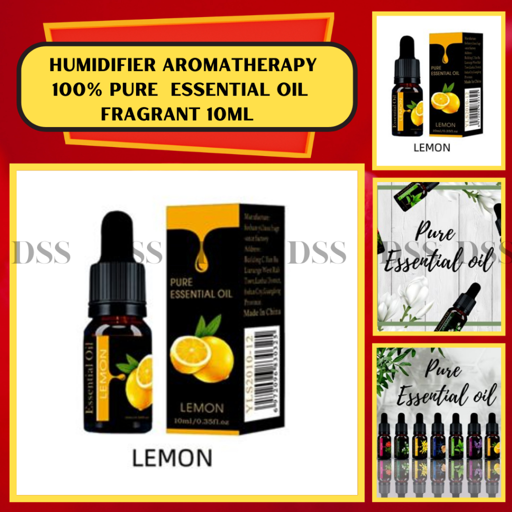 DSS Humidifier Aromatherapy 100 Pure Essential Oil Fragrant 10ml for