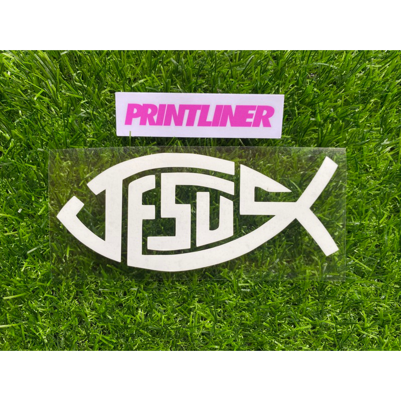 JESUS STICKER DECALS FOR MOTORCYCLE, CARS & ETC (WATERPROOF) | Shopee ...