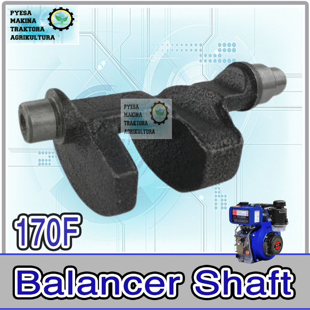 Balancer Shaft For 170F High Speed Air Cooled Diesel Engine | Shopee ...