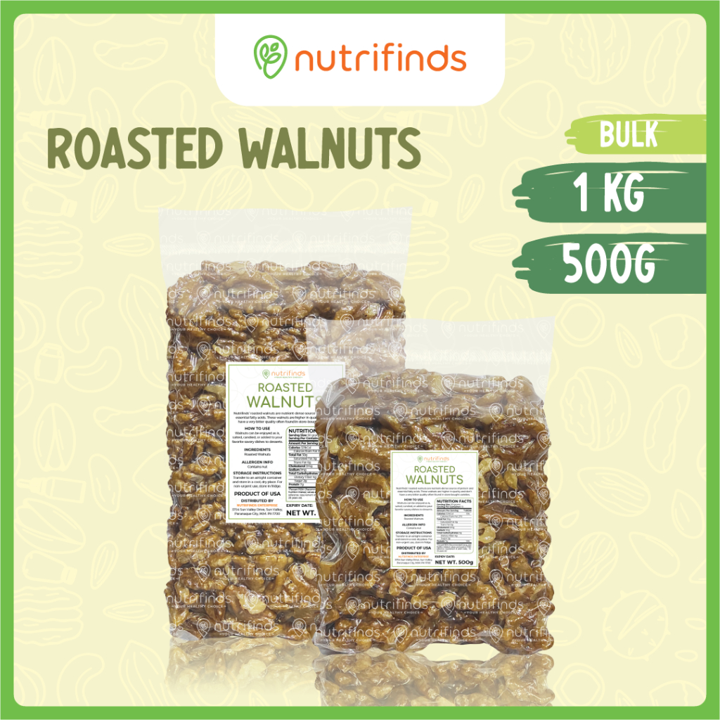 Nutrifinds® Roasted Walnuts BULK Shopee Philippines