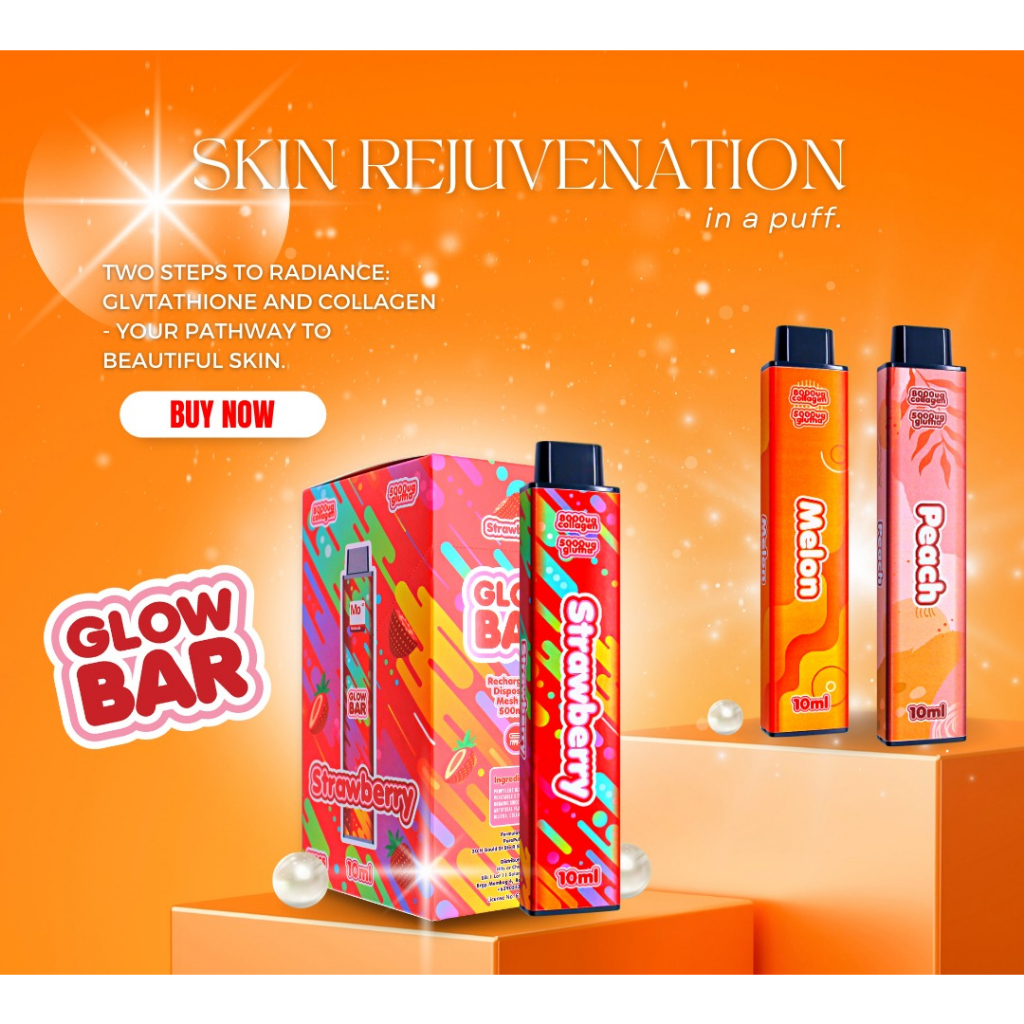 MOLECULE GLOW BAR INHALABLE GLUTATHIONE/COLLAGEN 10ML Shopee