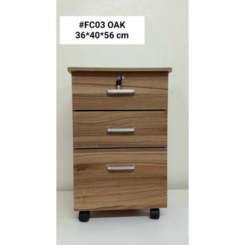 NEW! #FCO3 Pedestal drawers with lock and wheels | Shopee Philippines