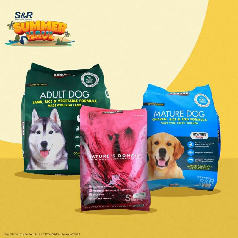 S&R Kirkland Signature Dog Food 40lbs Shopee Philippines