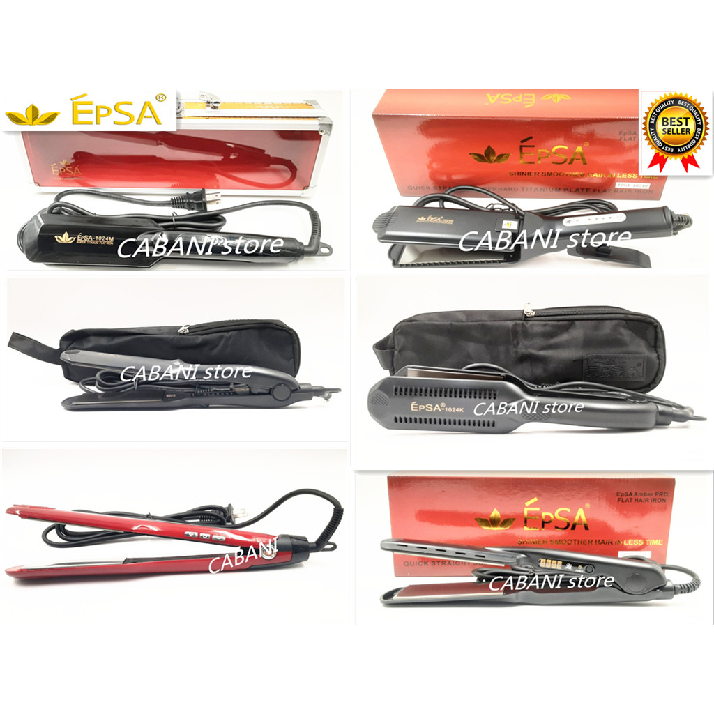 EpSA flat hair iron 1024J 1024K 1024L 1024M 1024O Shopee Philippines