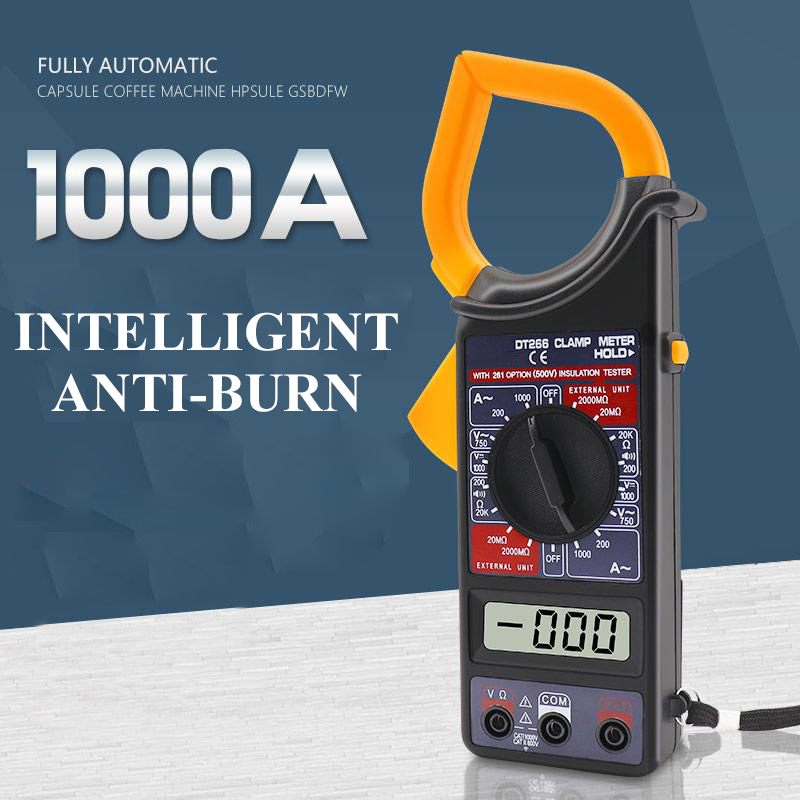 HighPrecision Digital Clamp Meter Voltages Tester Automatic Range Type