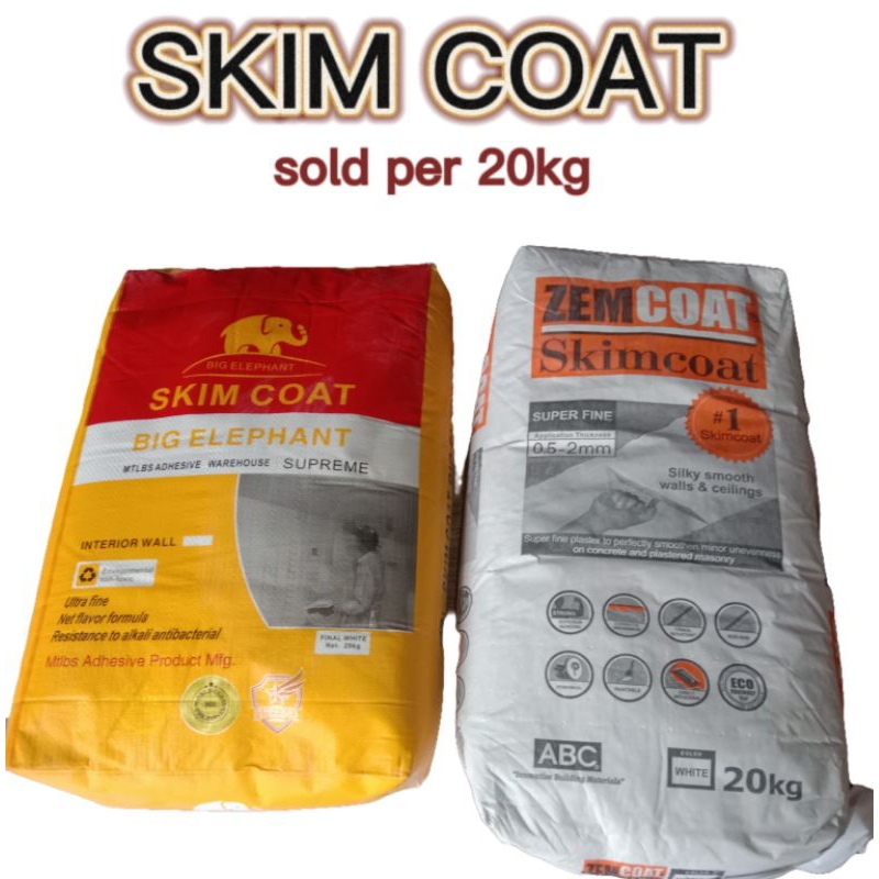 SKIM COAT | ABC | Big Elephant | sold per SACK | 20kg | Shopee Philippines