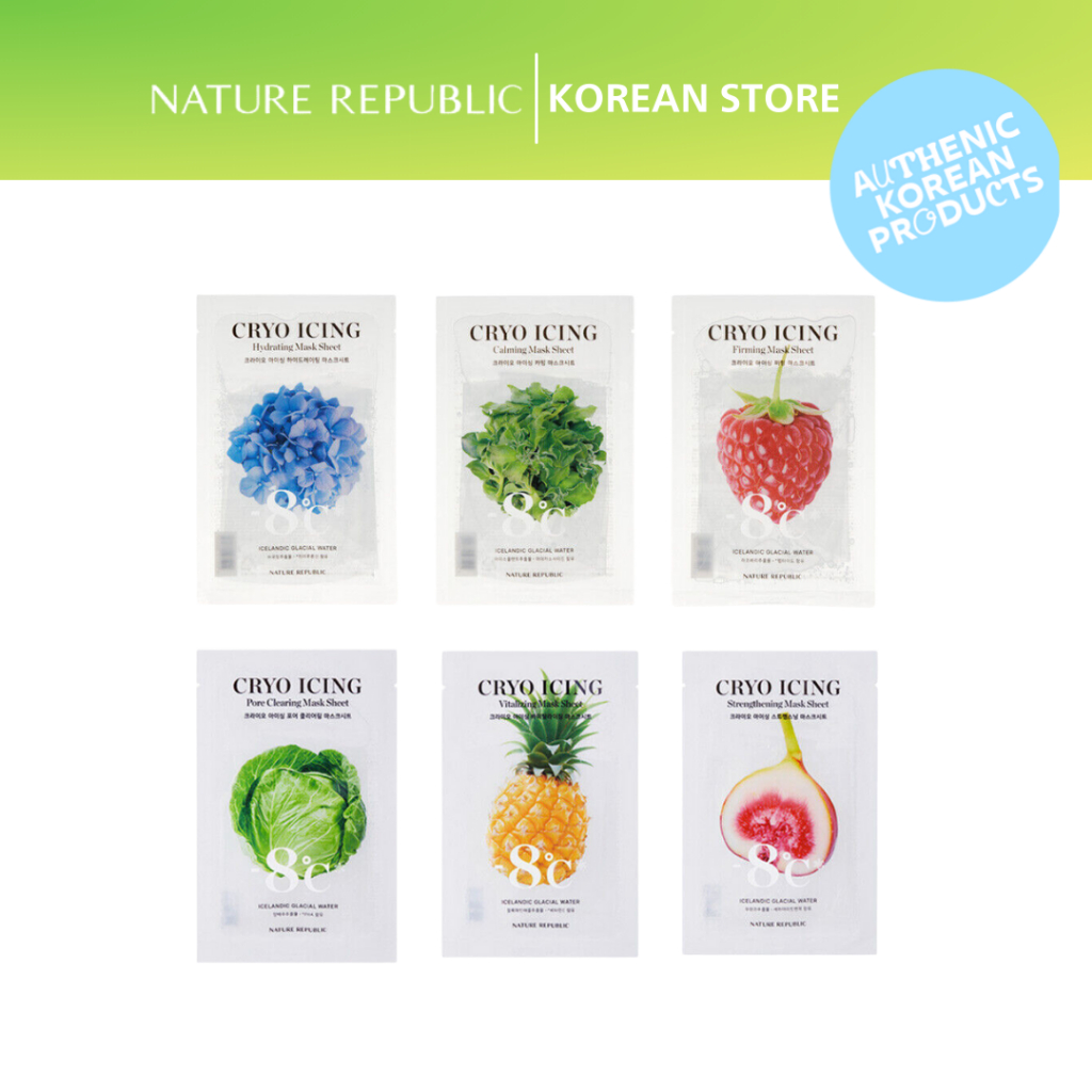 NATURE REPUBLIC Cryo Icing Hydrating Mask Sheet 1Pc Shopee Philippines