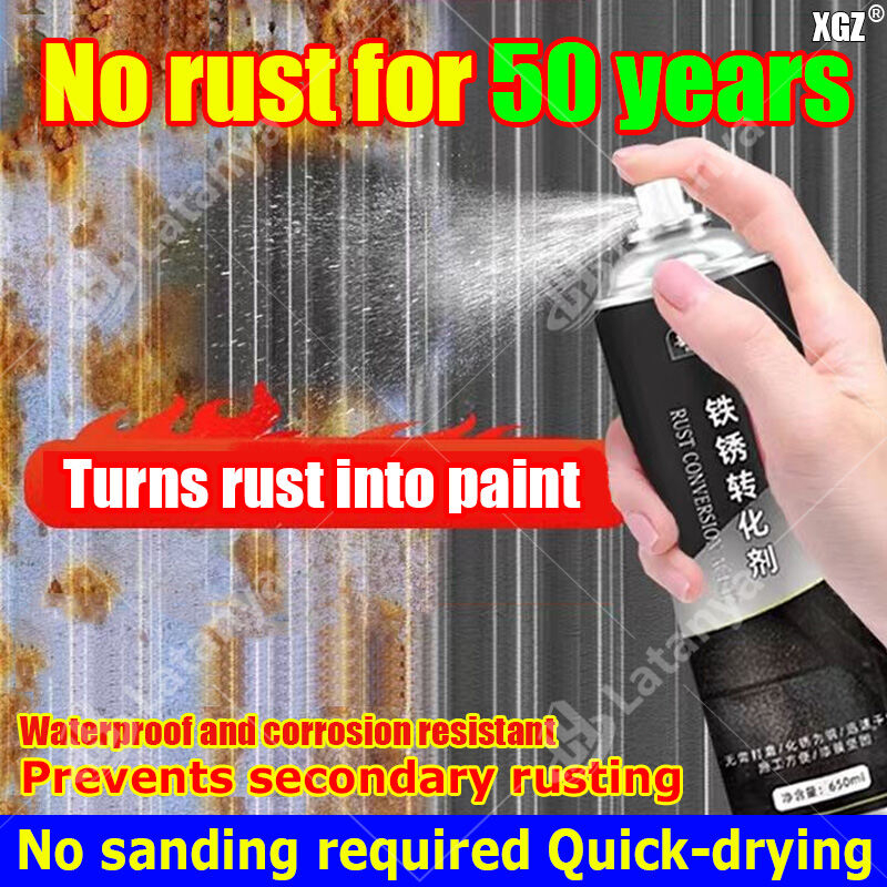 50 years rust free Anti Rust Paint For Metal remover primer spray