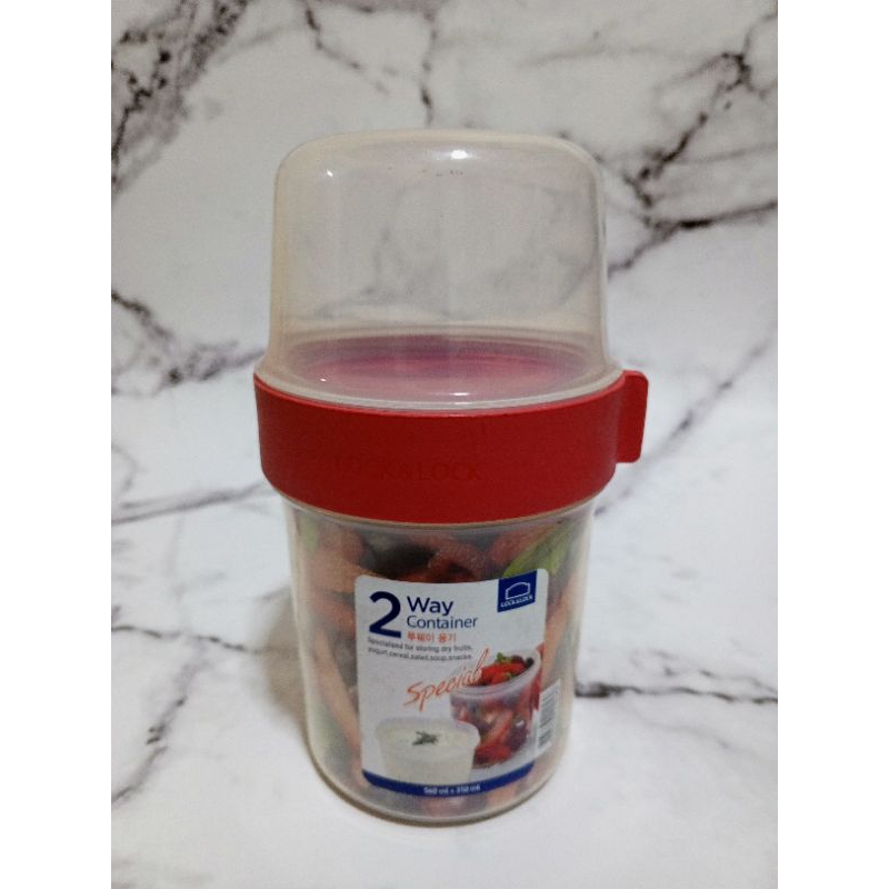 Lock&Lock 2Way Container, (560ml+310ml) Shopee Philippines