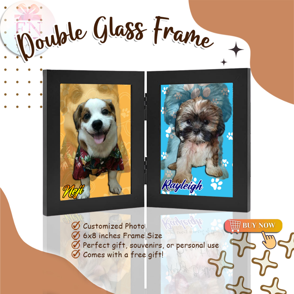 CUSTOMIZED DOUBLE GLASS FRAME (5R) Shopee Philippines