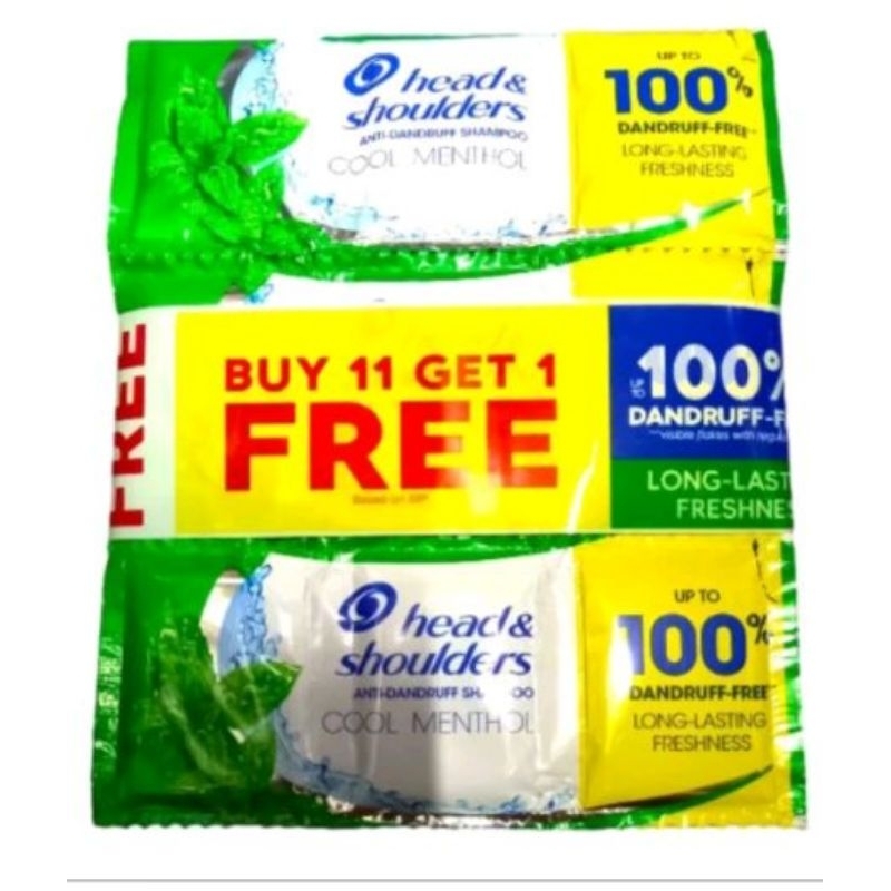 Head Shoulders Shampoo 12ml 1 dozen o 12 pieces Shopee Philippines