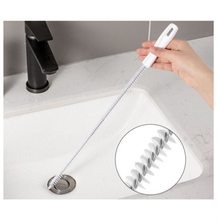 NEW 45CM Pipe Dredging Brush Bathroom Hair Sewer Sink Cleaning Brush Drain  Cleaner Flexible Cleaner Clog