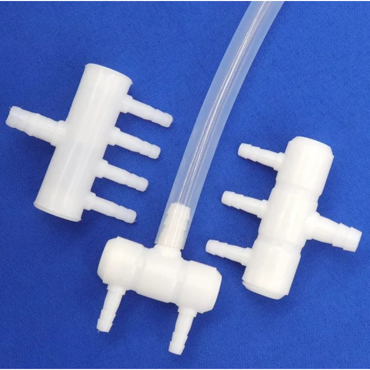 Fish Tank Aquarium Air Pump Hose Splitter Water Tube Connector (2, 4, 6