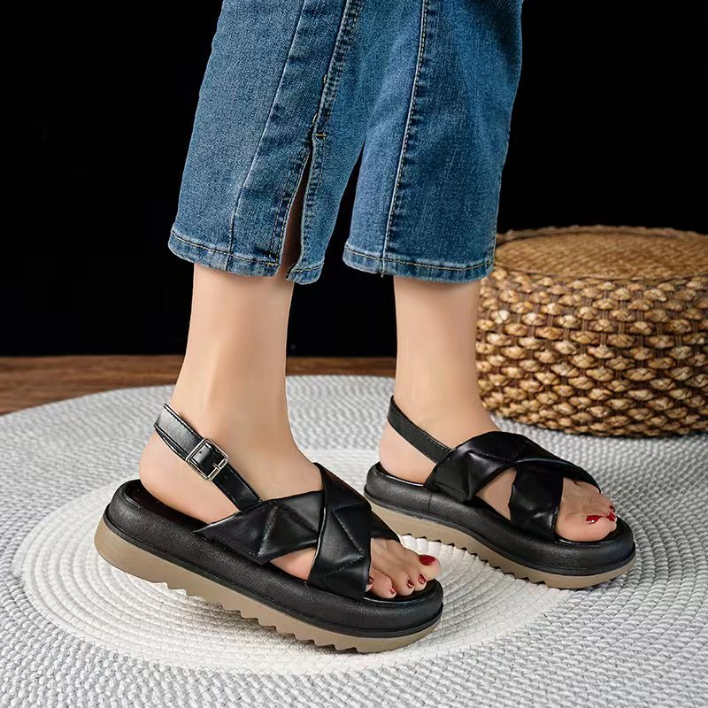 Jvf Sandals For Women Two Strap #TUTU-254 | Shopee Philippines