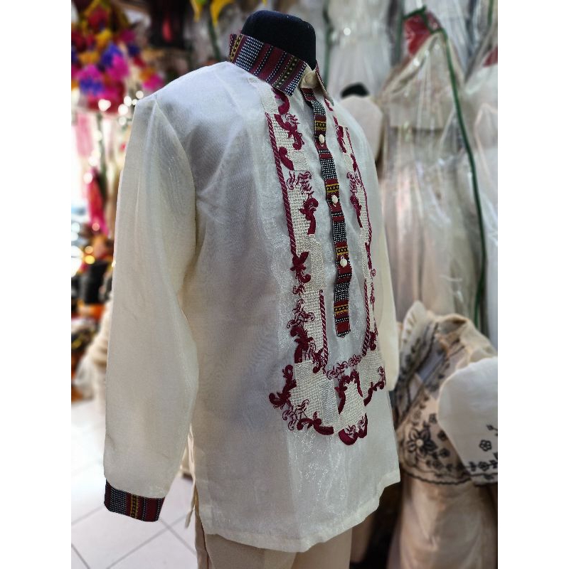 Barong Tagalog ethnic design | Shopee Philippines
