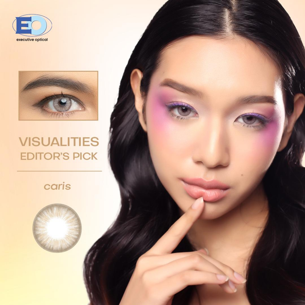 Eo Visualities Editors Pick Colored Graded Contact Lenses Caris Good For 3 Months Shopee 