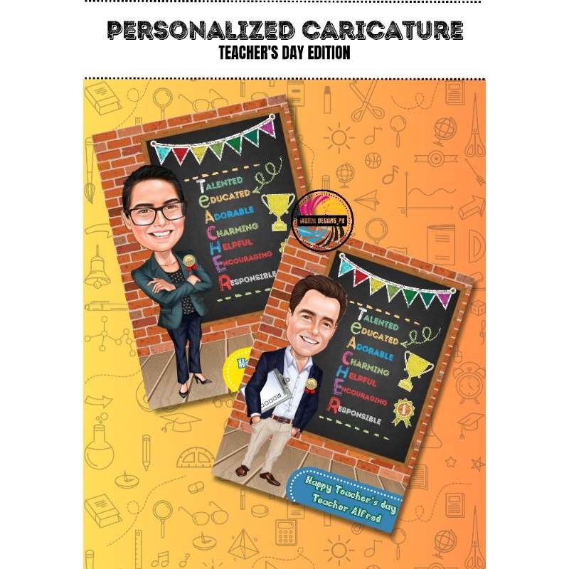 CARICATURE PHOTO A4 SIZE Shopee Philippines
