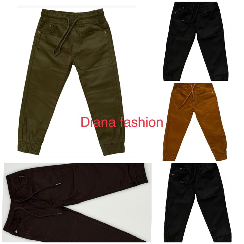 (restock)Kid's Cotton Colored Jogger Pants 112Y.O o Shopee Philippines