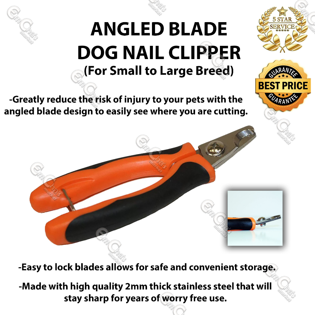 Dog Nail Clipper Choose Color Dog Nail Cutter Cat Nail Cutter agr For Small to Large Breeds Shopee Philippines