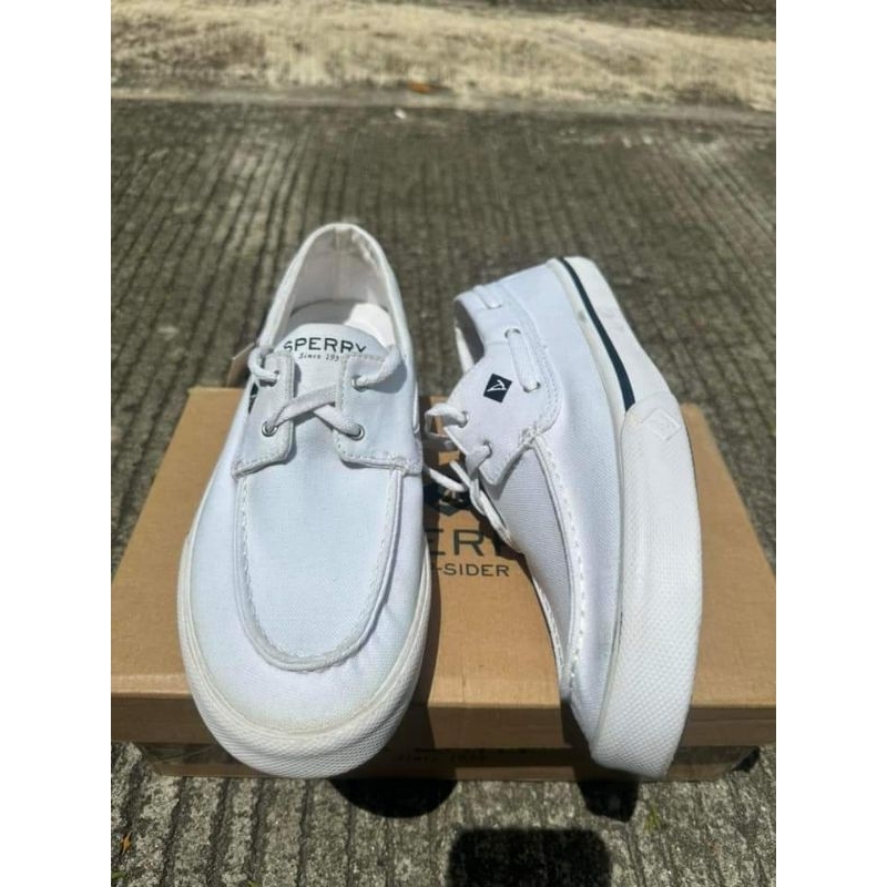 Sperry top sider on sale white