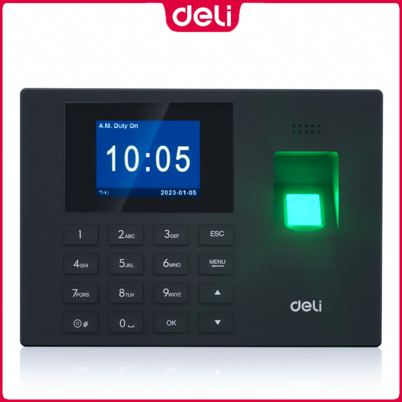 Deli ES151 Biometrics Fingerprint Scanner 2.4'TFT Screen Face