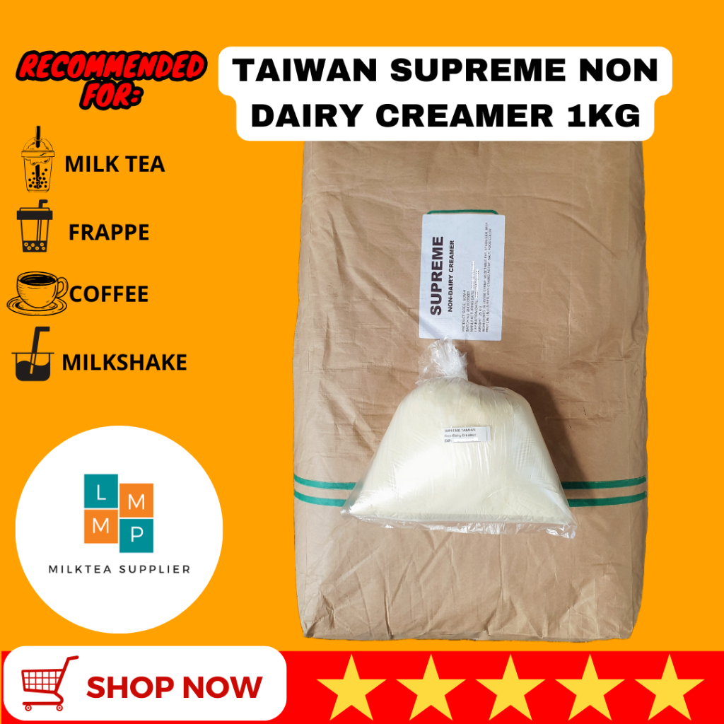 Taiwan Supreme Non Dairy Creamer 1kg Supreme Creamer for Milk Tea