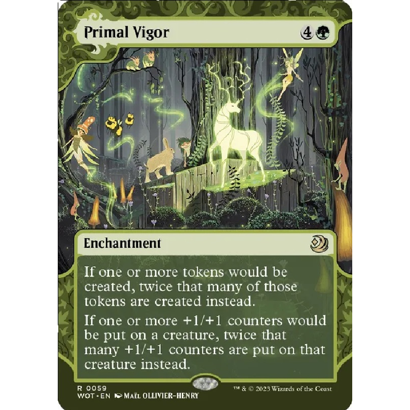 MTG WOT: Primal Vigor - Pack Fresh Wilds of Eldraine Magic: the ...