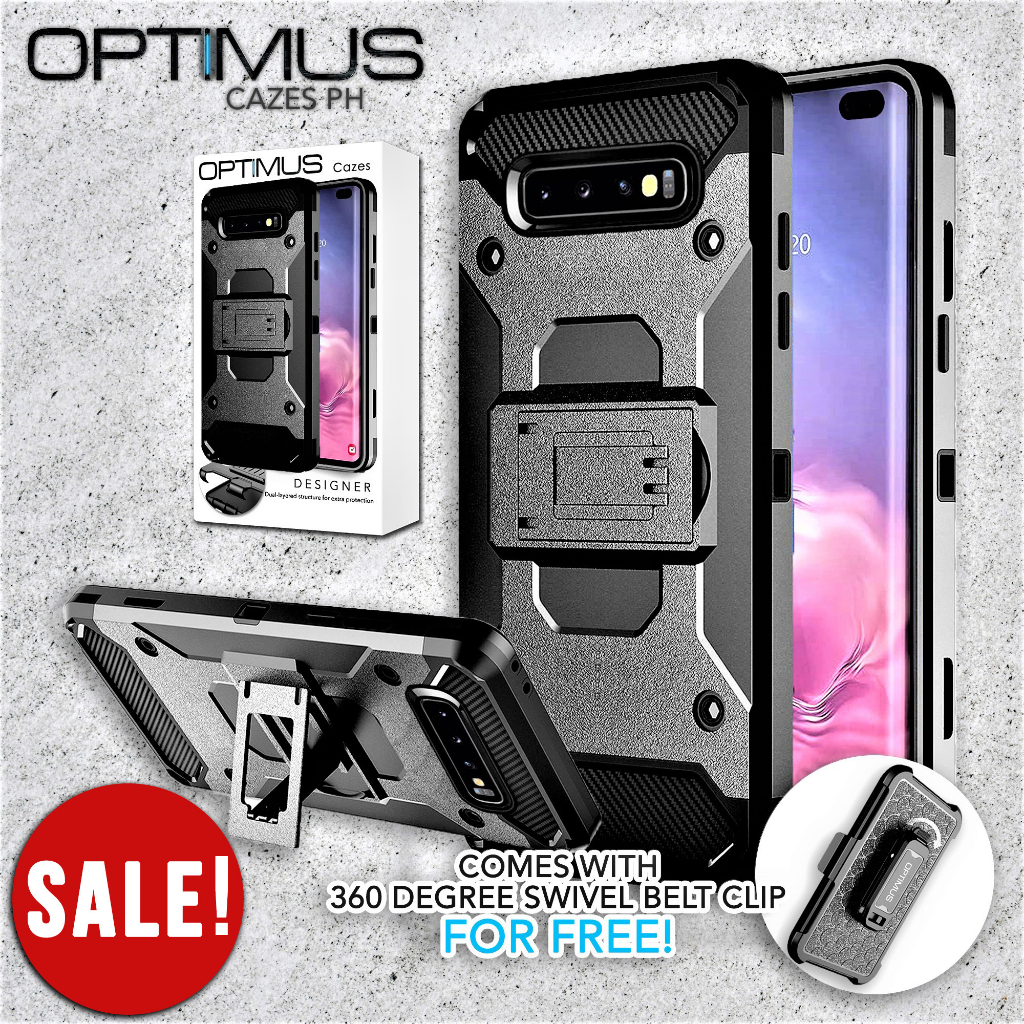 OPTIMUS EXTREME Defender for Samsung S10 S10 Plus Case with