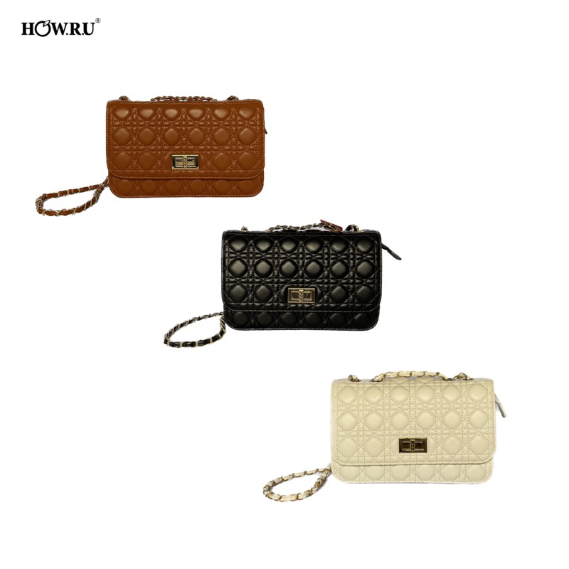 How R U Bags ORIGINAL- Leather Satchel Small Stitch Shoulder Bag ...